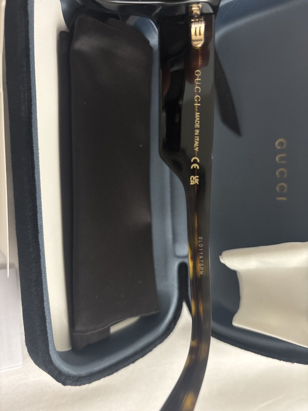 Gucci GUCCI MEN BLACK SUNGLASSES GG1668S Size ONE SIZE - 4 Thumbnail