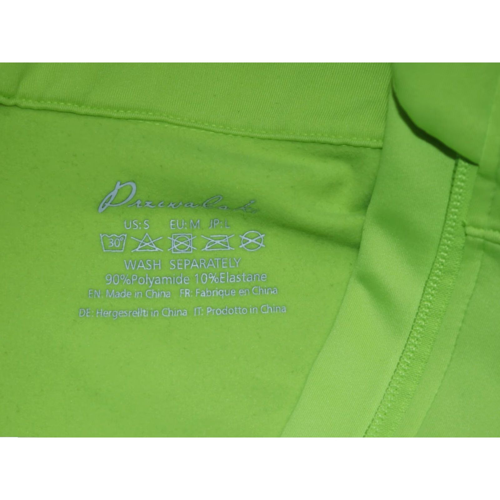 Vintage Przewalski Womens Thermal Windproof Solid Green Zipper Jacket Small Size S / US 4 / IT 40 - 7 Thumbnail