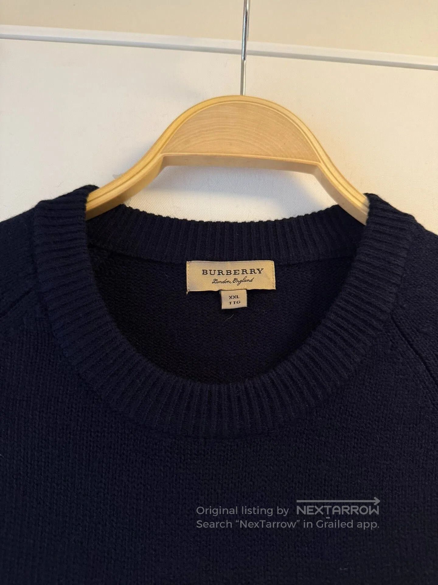 Burberry Burberry Men's Navy Sweater 2XL. Size US XXL / EU 58 / 5 - 6 Thumbnail