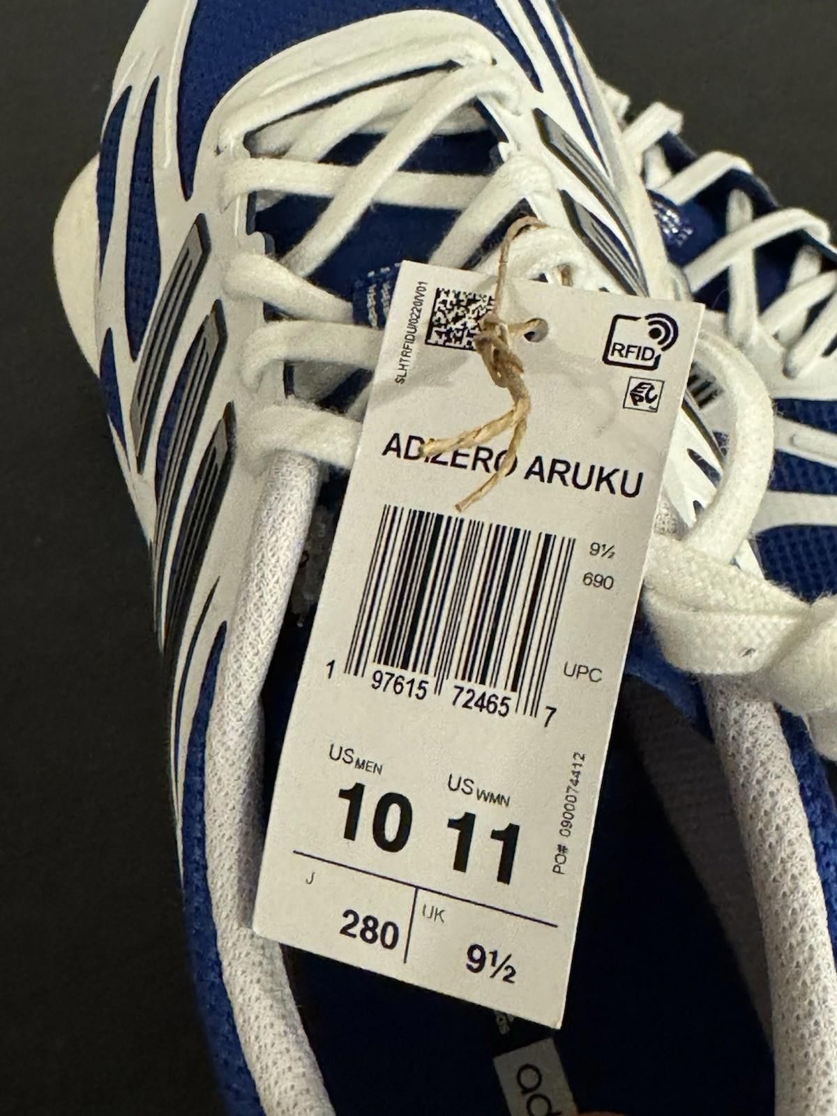 Adidas Size 10 - Adidas Adizero Aruku Collegiate Royal Size US 10 / EU 43 - 7 Thumbnail