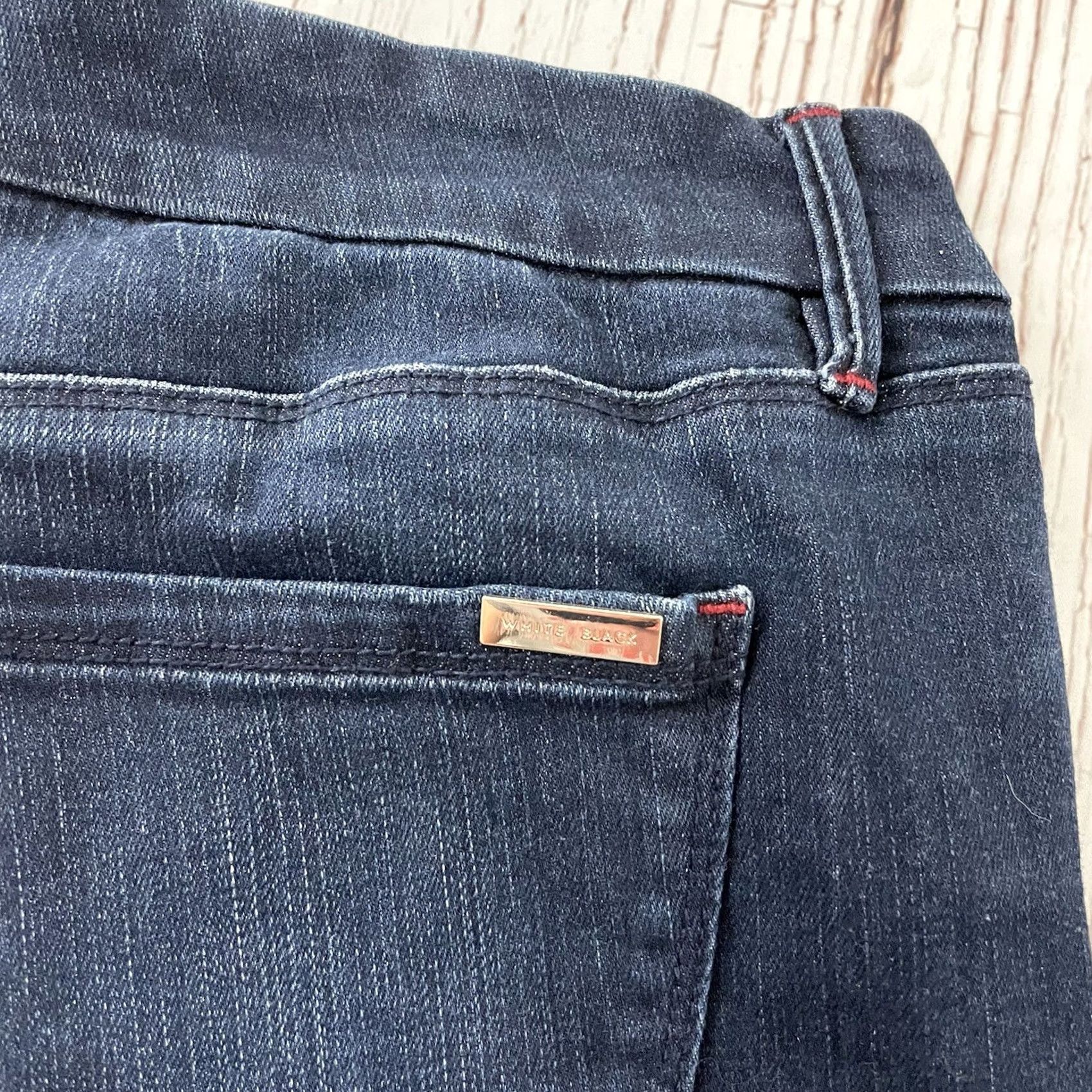 White House Black Market White House Black Market The Skinny Ankle Jeans Women's 4 Blue Denim Medium Wash Stretch Size 27" / US 4 / IT 40 - 2 Thumbnail