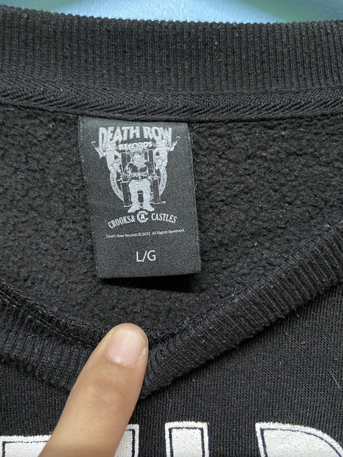 Crooks & Castles Death row records sweatshirts Size US XL / EU 56 / 4 - 5 Thumbnail