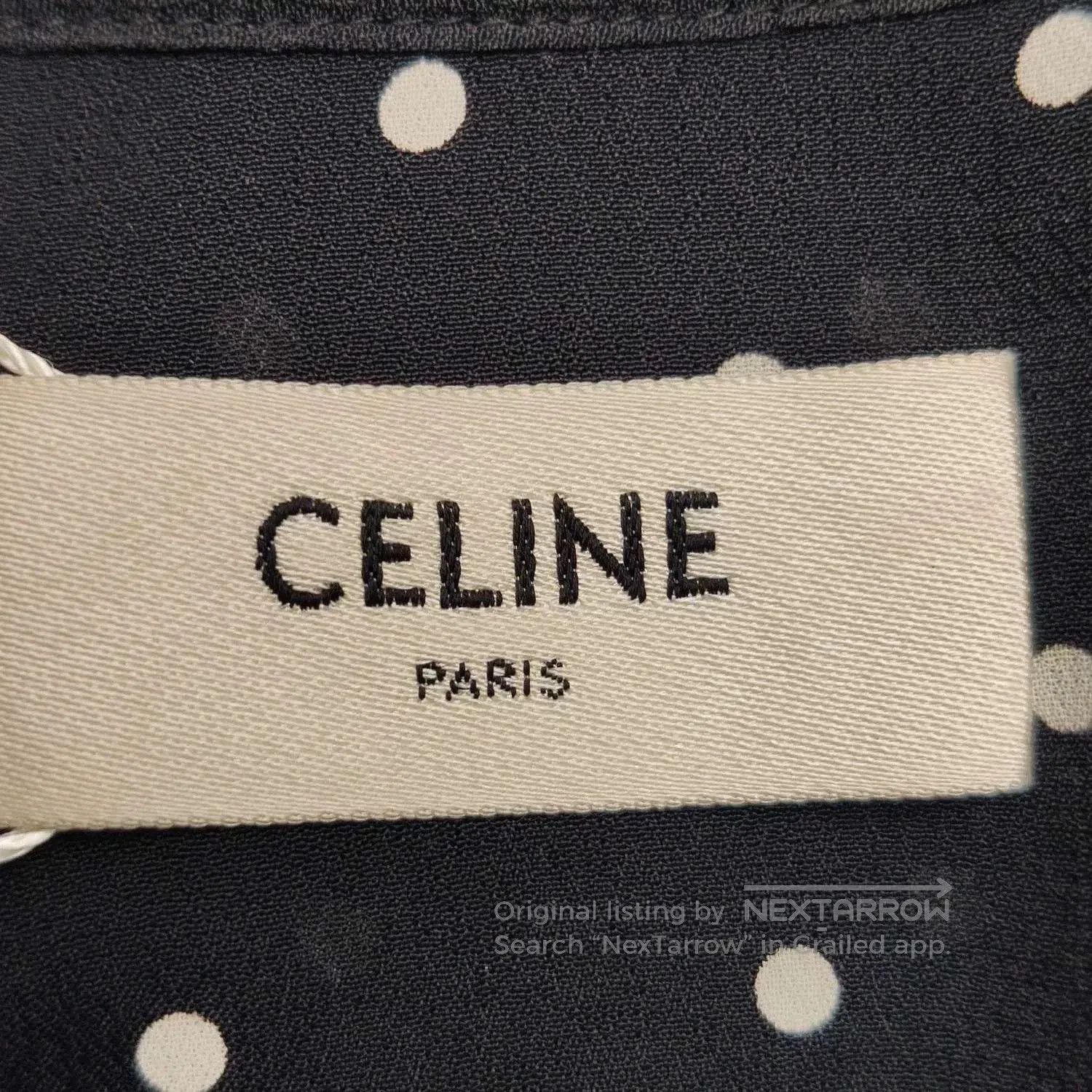 Celine Celine Polka Dot Colorblock Long. Size S / US 4 / IT 40 - 3 Thumbnail