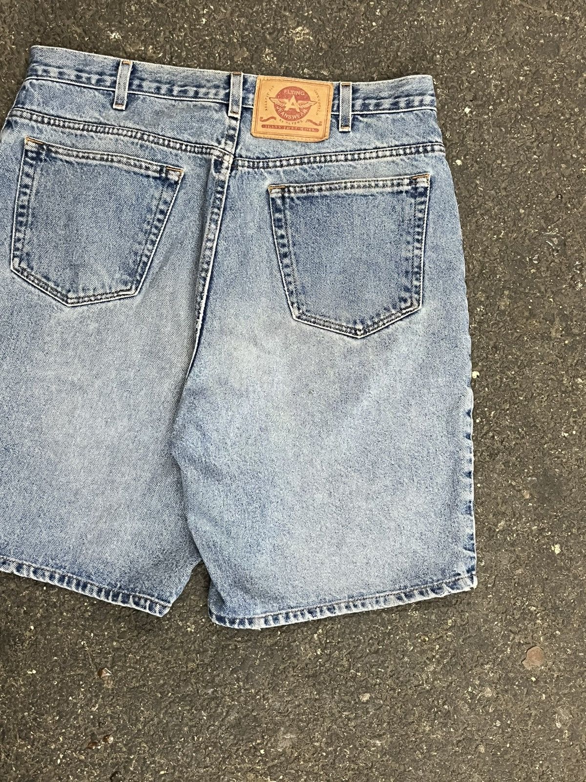 Vintage Jorts y2k baggy fit light wash streetwear hype rare hip hop Size US 32 / EU 48 - 3 Thumbnail