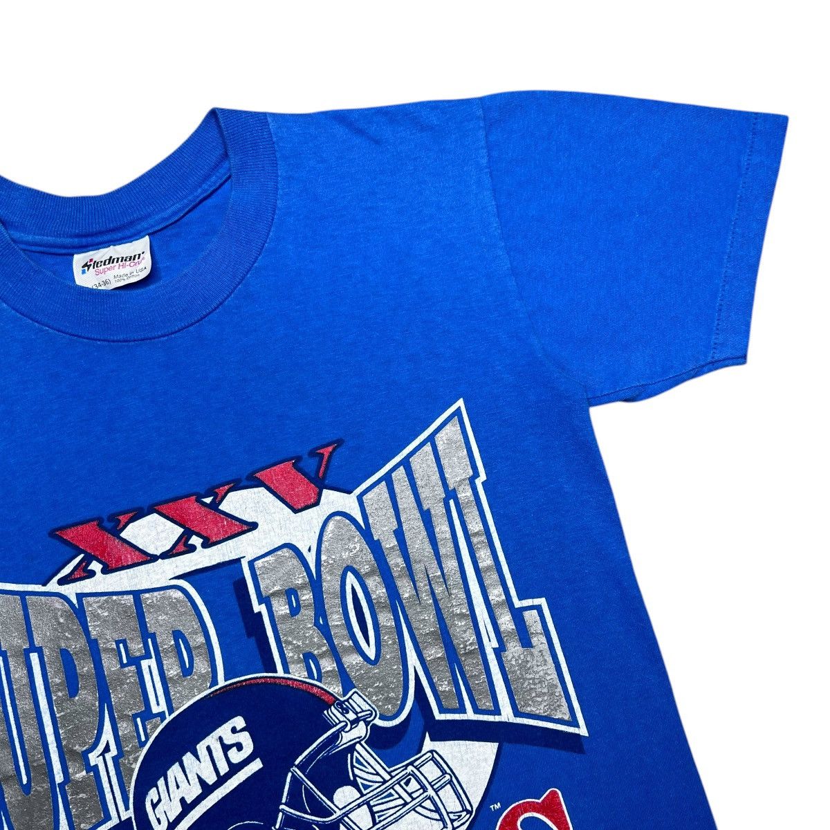 NFL Vtg 1990 NFL New York Giants AFC Champions Graphic T-Shirt Size US S / EU 44-46 / 1 - 5 Thumbnail