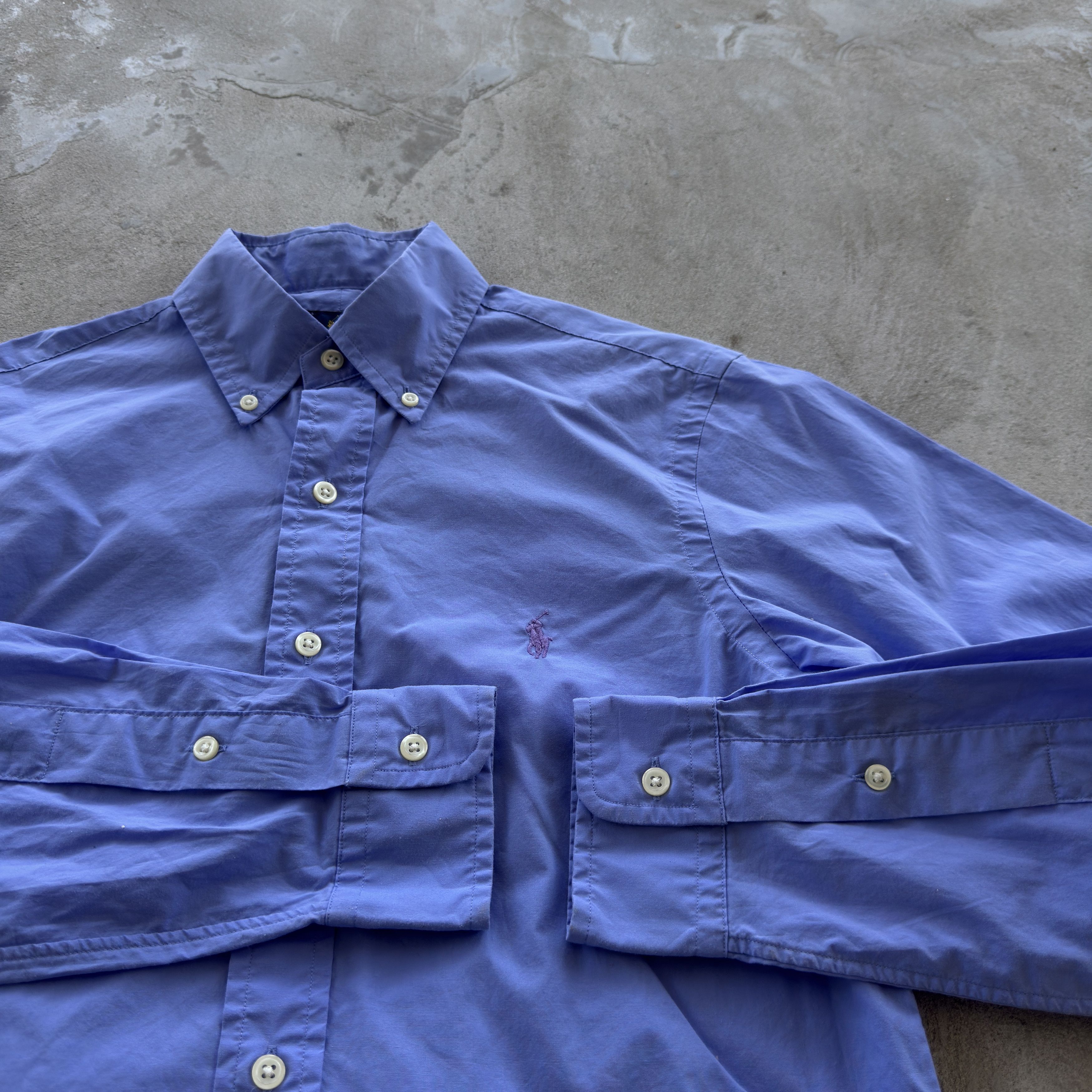 Polo Ralph Lauren Polo Ralph Lauren Classic Fit Cotton Stretch Shirt Blue XS Size US XS / EU 42 / 0 - 4 Thumbnail