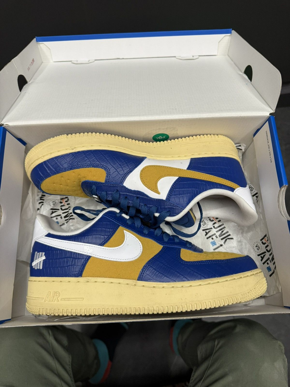 Nike × Undefeated Nike x Undefeated Air Force 1 9 5 On It DM8462-400 Size US 9 / EU 42 - 4 Thumbnail