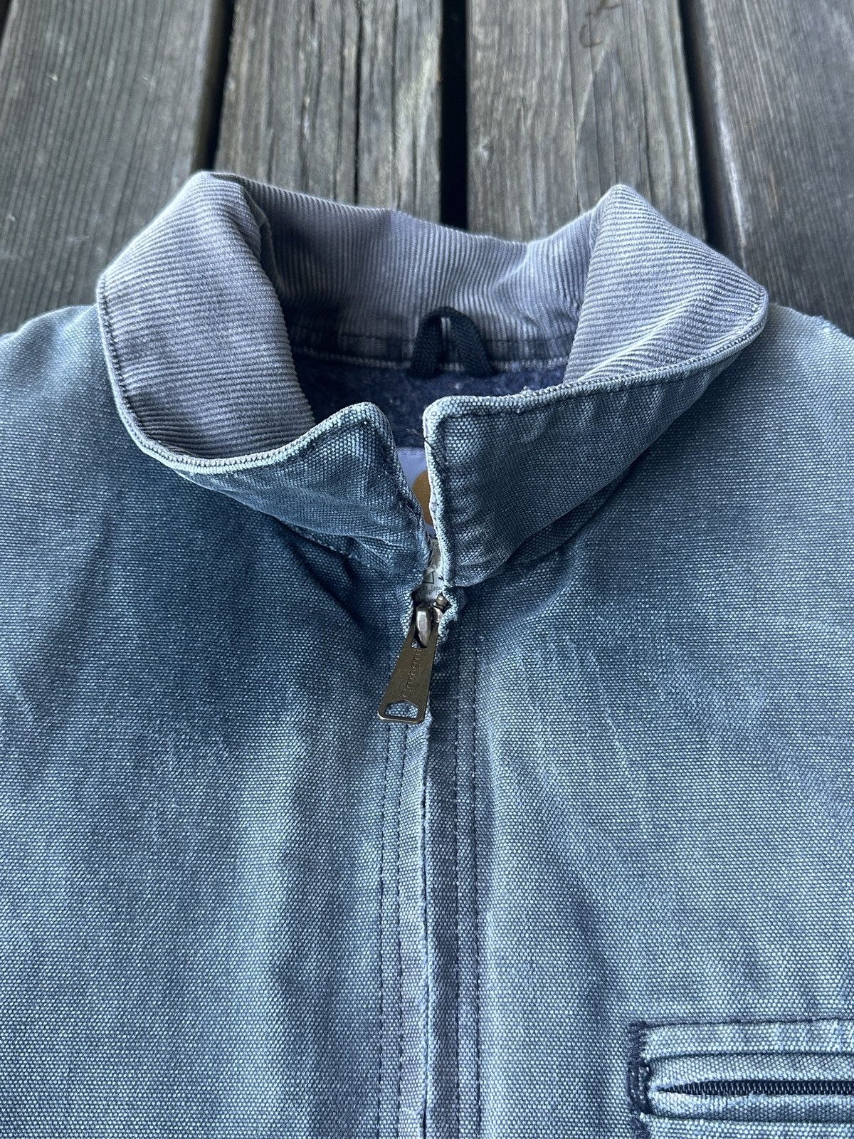 Carhartt CRAZY Faded Vintage Carhartt J01 BLK Black Detroit Jacket Size US XL / EU 56 / 4 - 3 Thumbnail