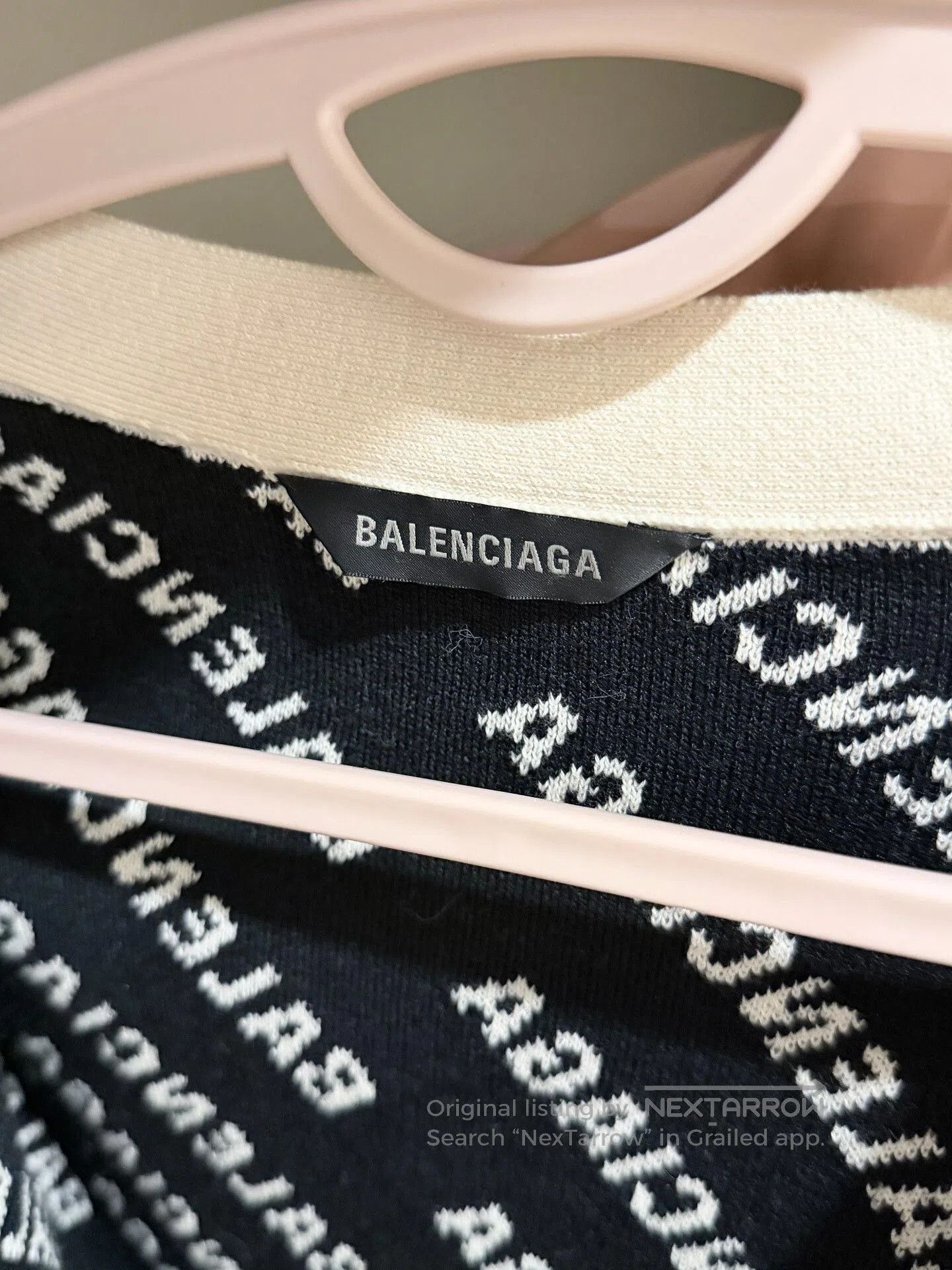 Balenciaga balenciaga logo knit cardigan. Size US M / EU 48-50 / 2 - 2 Thumbnail