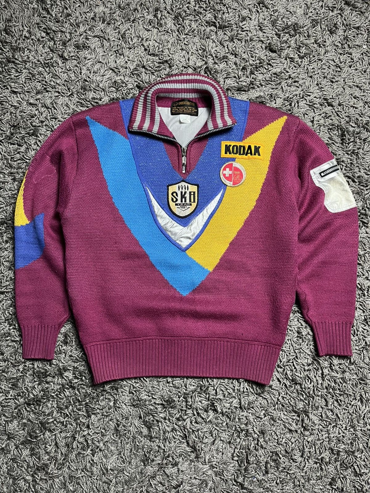 Descente Rare Archive Descente 1991 Ski Team Sweater (Made in Japan) Size US M / EU 48-50 / 2 - 2 Thumbnail