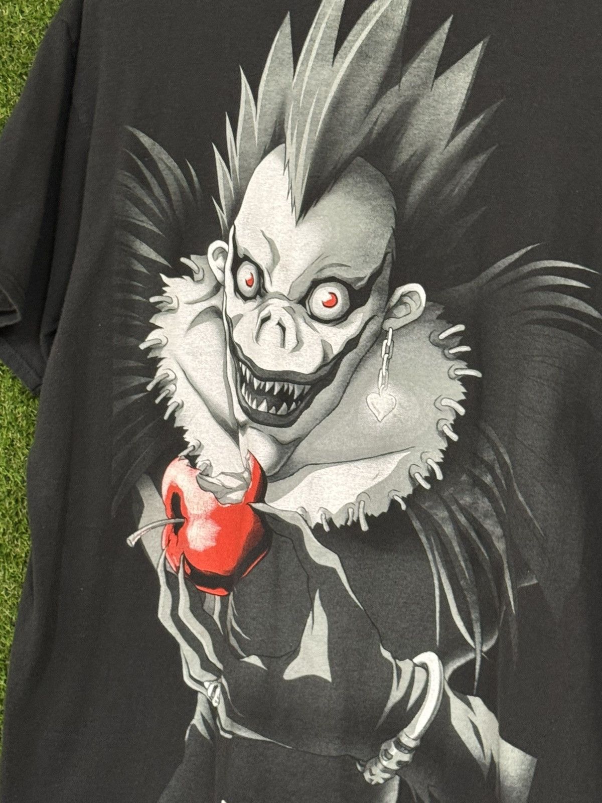 Vintage Death Note Ryuk Demon Portrait Logo Tee Black Anime XL Size US XL / EU 56 / 4 - 2 Thumbnail