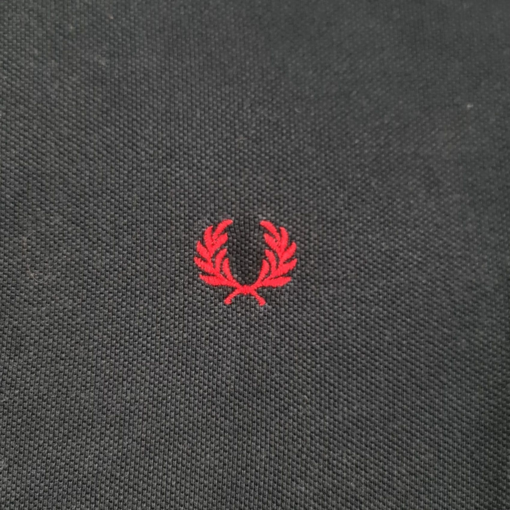 Fred Perry Fred Perry Mens Polo Shirt Black Small Tipped Neck Pique Cotton Made In England Size US S / EU 44-46 / 1 - 4 Thumbnail
