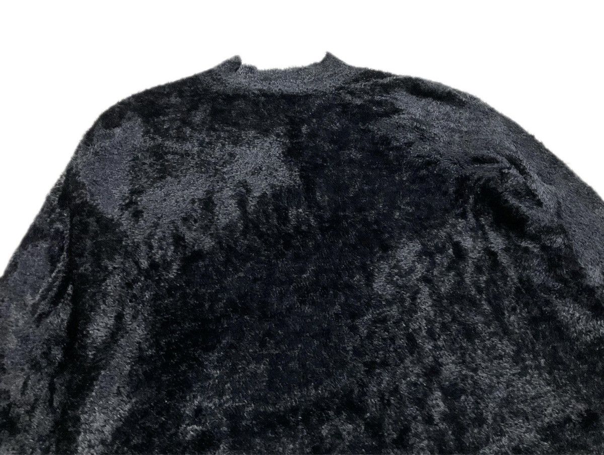 🔥Sick Y2K Calvin Klein Faux Fur Cropped Sweatshirt