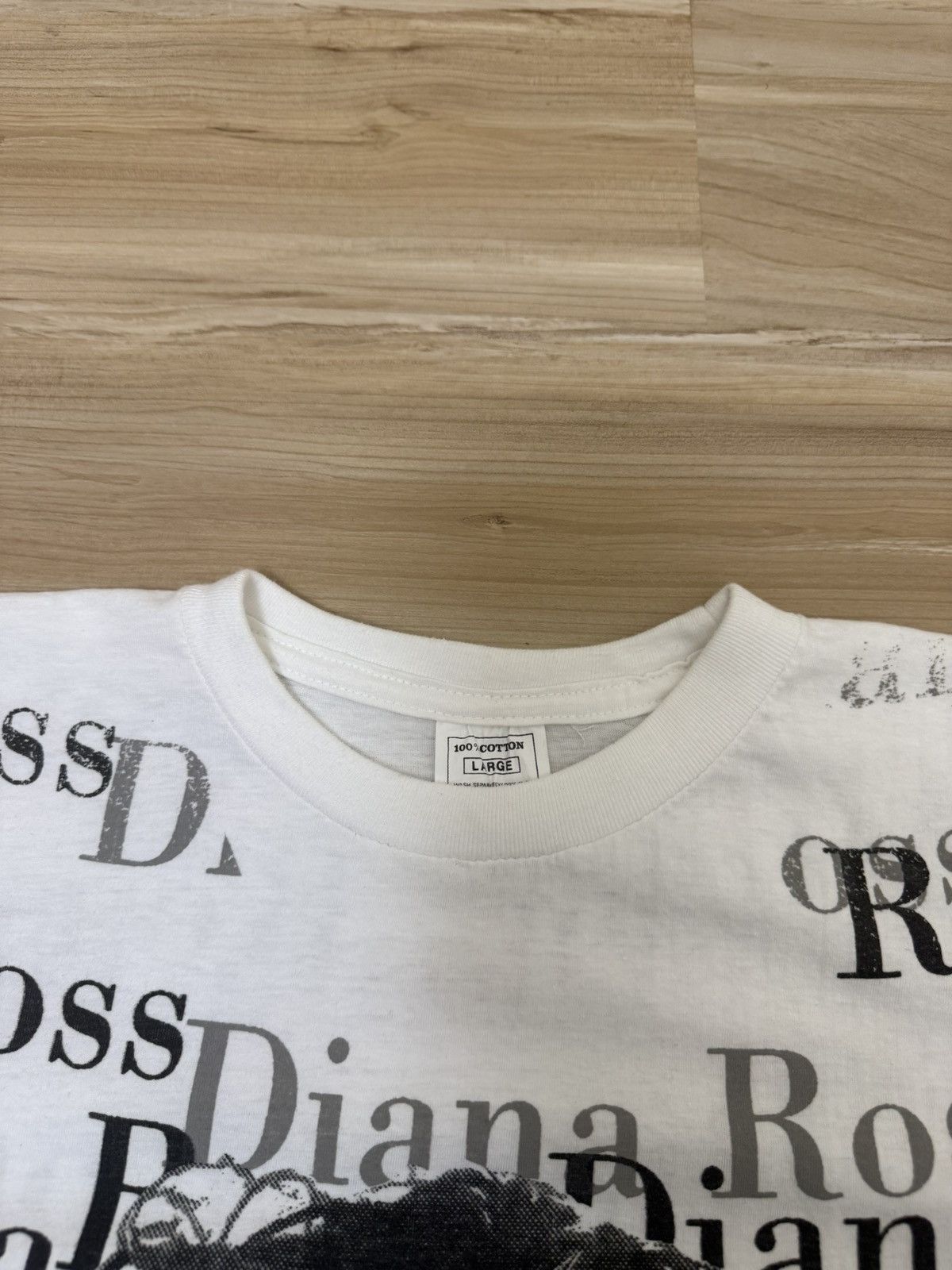 Vintage 1995 Diana Ross tour AOP tshirt Size US L / EU 52-54 / 3 - 3 Thumbnail