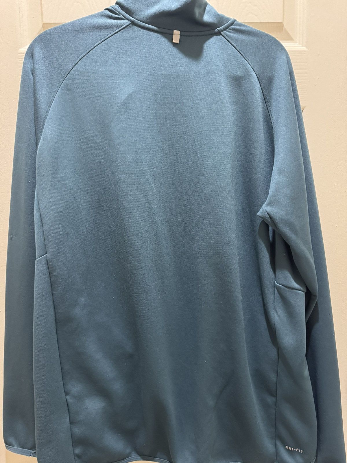 Nike Nike running Jacket Teal Dri-Fit Full Zip polyester sweater Size US XL / EU 56 / 4 - 8 Thumbnail
