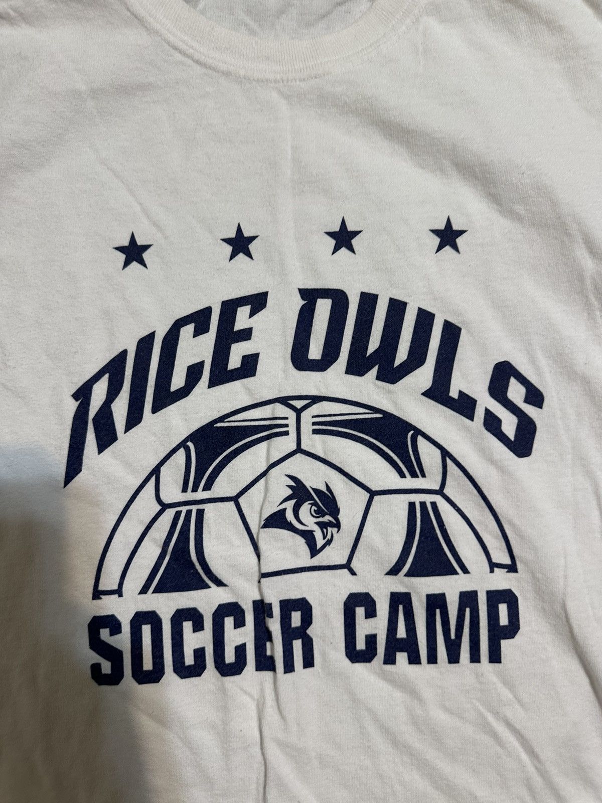NCAA Vintage Rice University “Soccer Camp” shirt 00s size medium Size US M / EU 48-50 / 2 - 2 Thumbnail