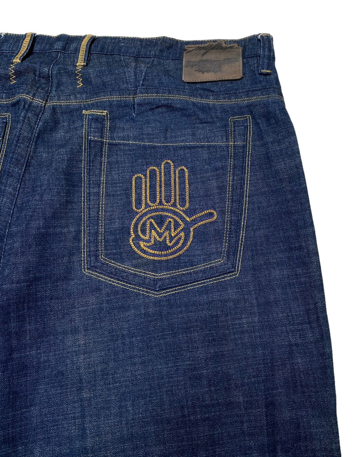 Designer × Japanese Brand × Vintage Vintage Japanese Brand Mizkeen Baggy Jeans 2000s Size US 44 / EU 60 - 8 Thumbnail