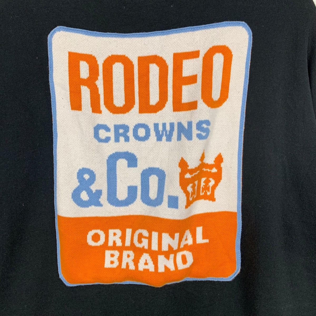 Japanese Brand RODEO CROWNS Big Logo Crewneck Sweatshirt #1776-C79 Size US XXL / EU 58 / 5 - 3 Thumbnail
