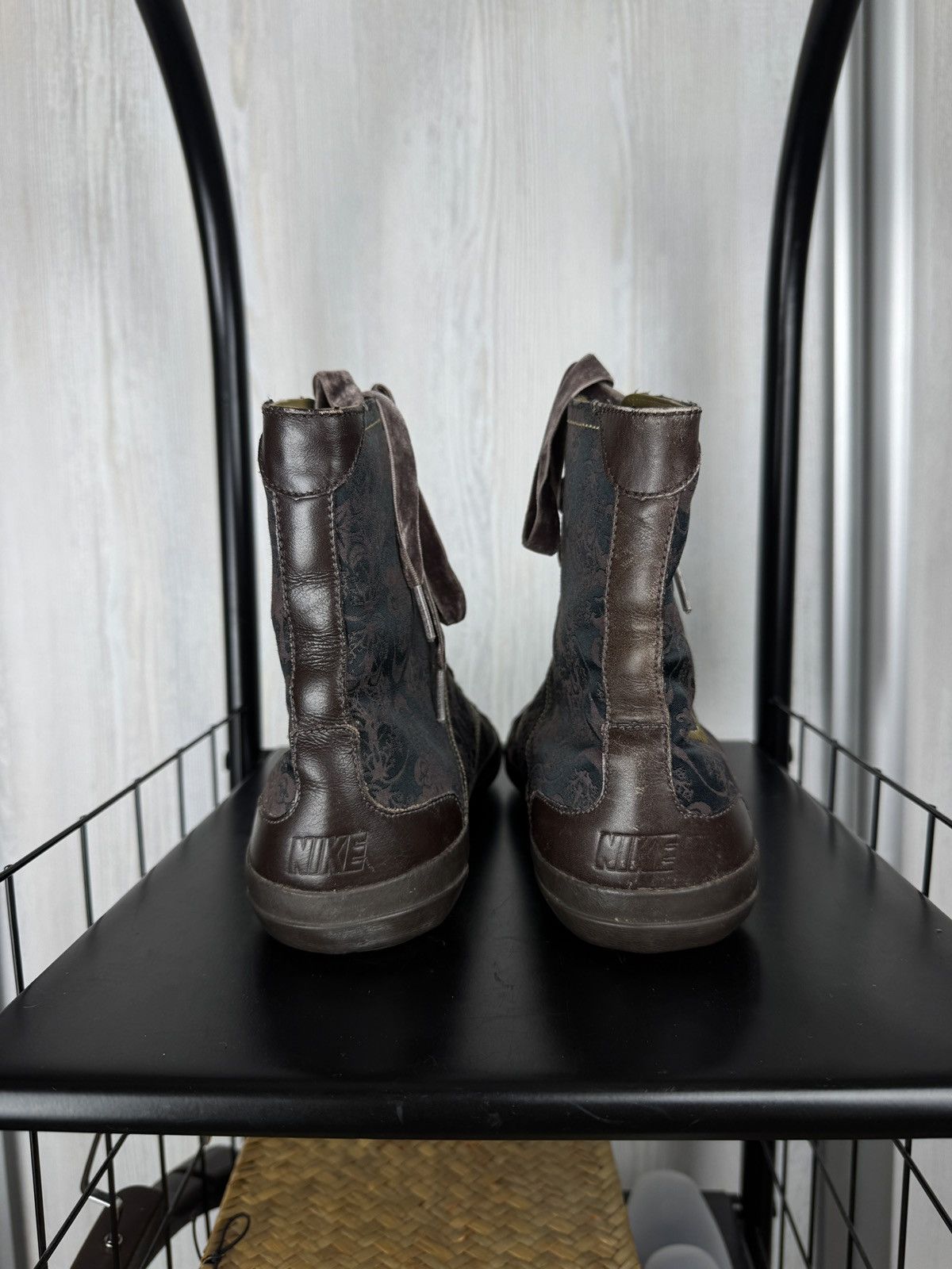 Nike Vintage 2007 Nike Sixton Premium Mid Brown Leather Size 8.5 Size US 8.5 / IT 38.5 - 11 Thumbnail