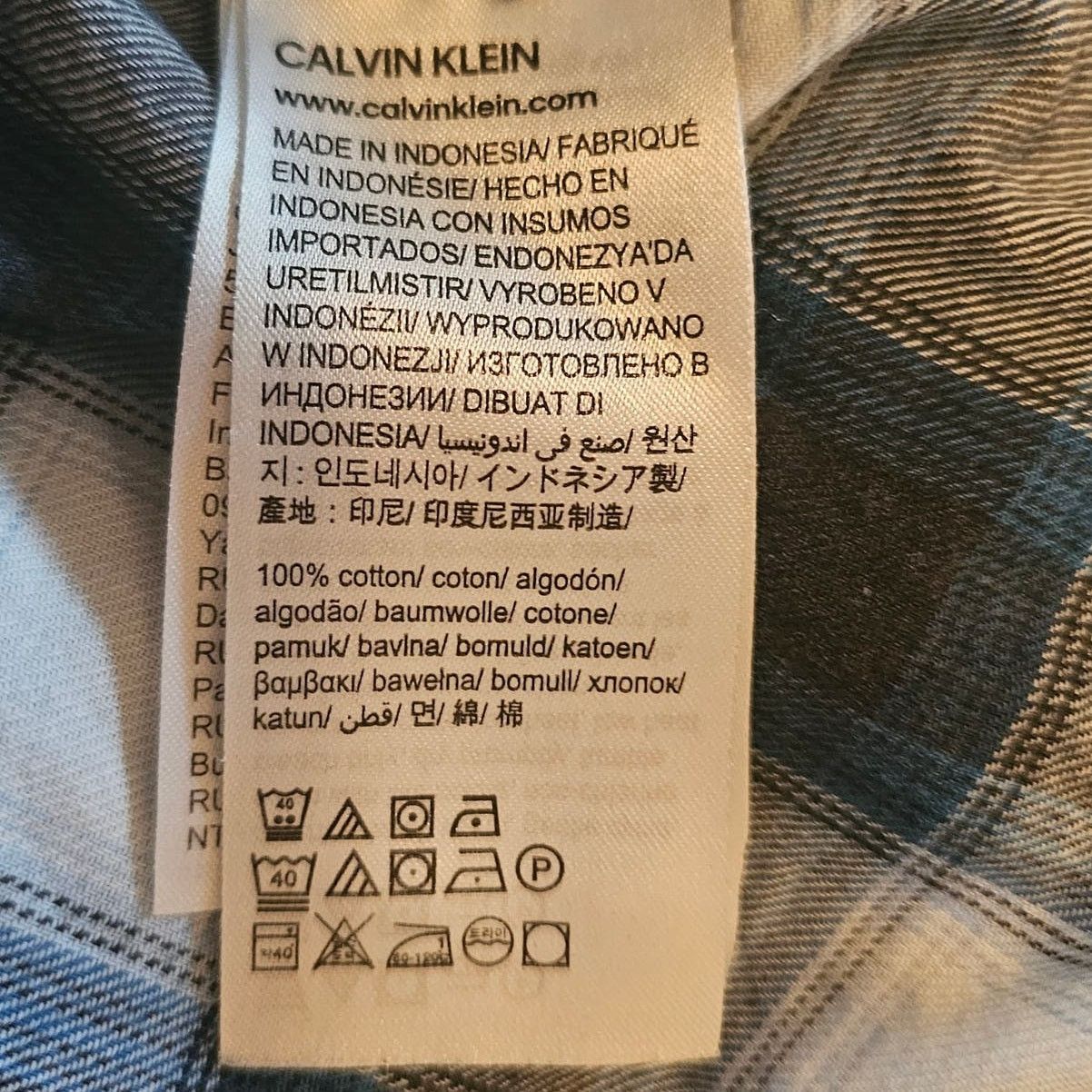 Calvin Klein Men's Calvin Klein Jeans 100% Cotton Plaid Shirt Size Medium Size US M / EU 48-50 / 2 - 4 Thumbnail