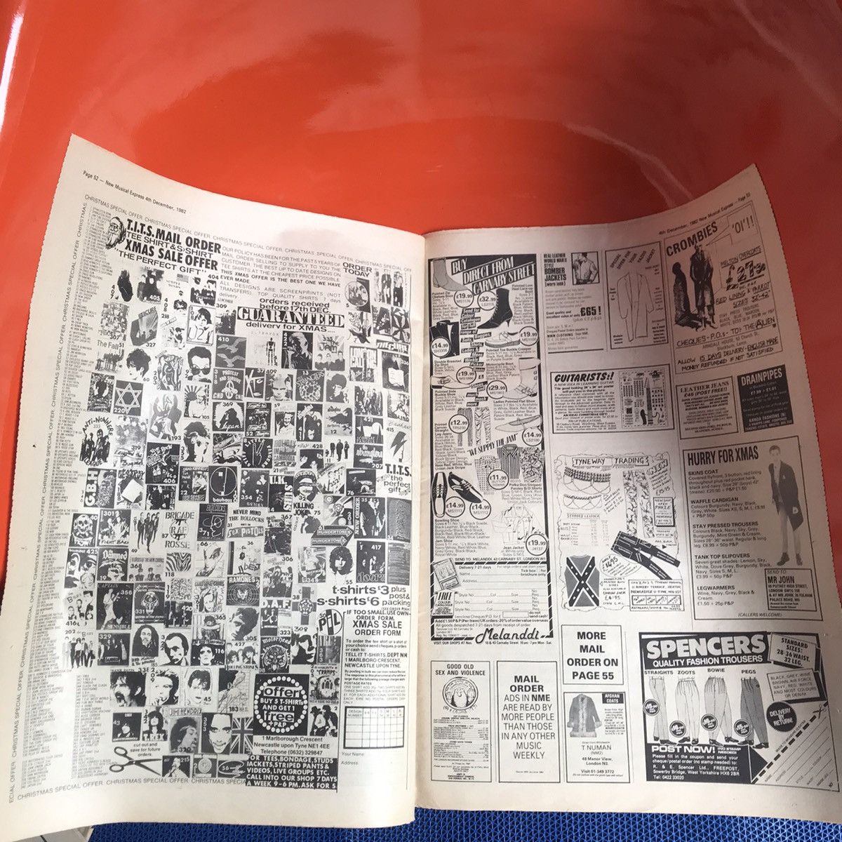 Hysteric Glamour × Vintage Vintage NME Magazine - NME (UK) Dec 4th 1982 Simple Minds Size ONE SIZE - 15 Thumbnail