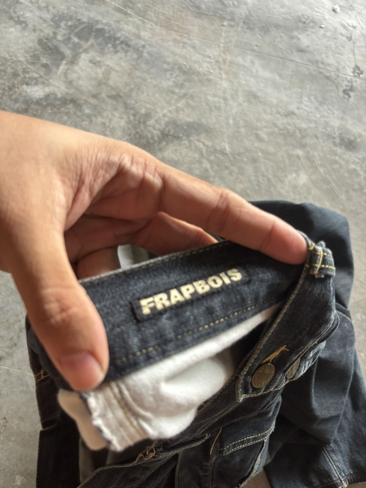 Frapbois FRAPBOIS doublewaist experimental jeans japanese punk gothic Size US 32 / EU 48 - 4 Thumbnail