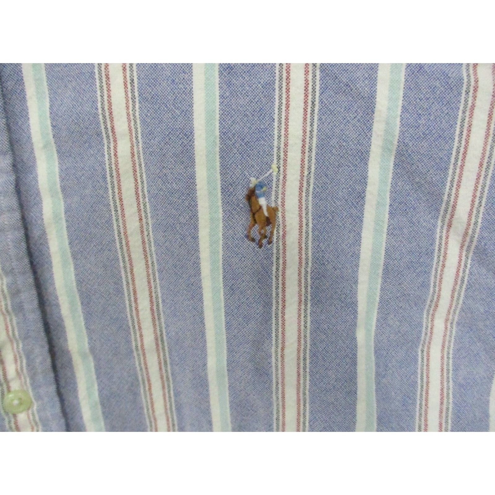 Ralph Lauren Ralph Lauren Classic Fit Shirt XL Mens Stripe Flesh Color Pony Size US XL / EU 56 / 4 - 2 Thumbnail