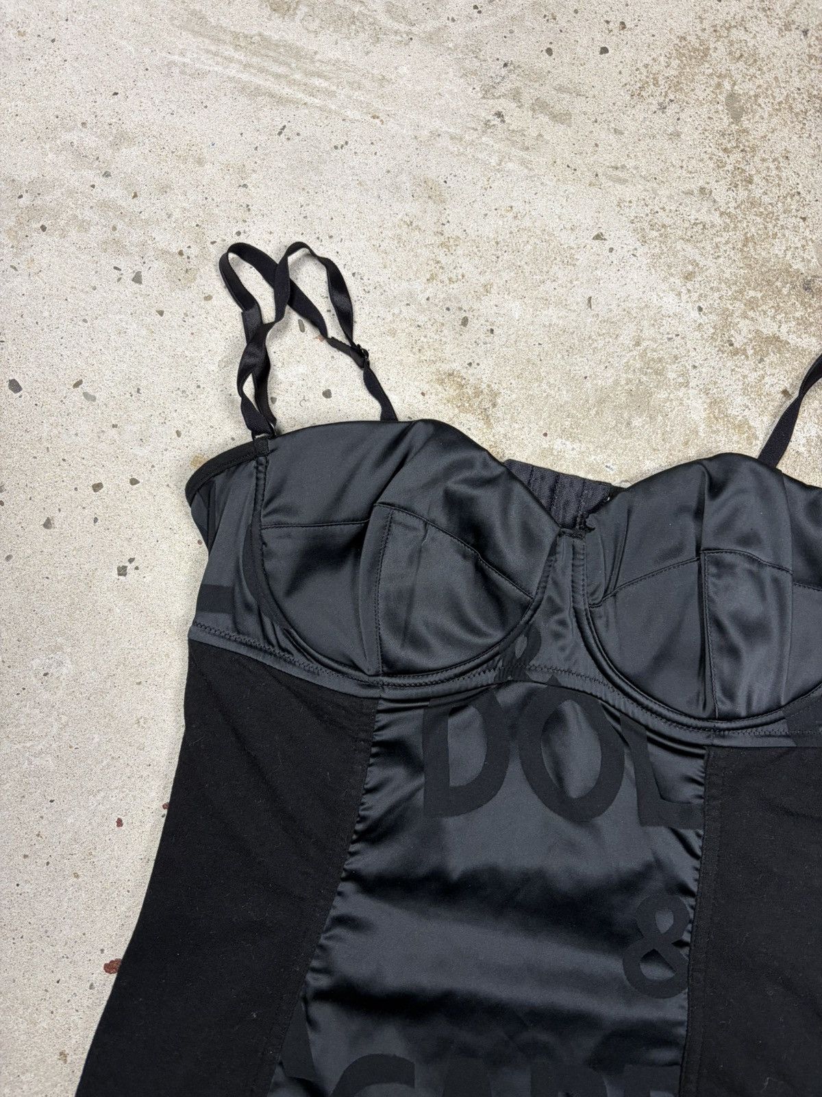 Dolce & Gabbana Vintage Dolce & Gabbana Underwear Black Corset Bustier Size M / US 6-8 / IT 42-44 - 6 Thumbnail