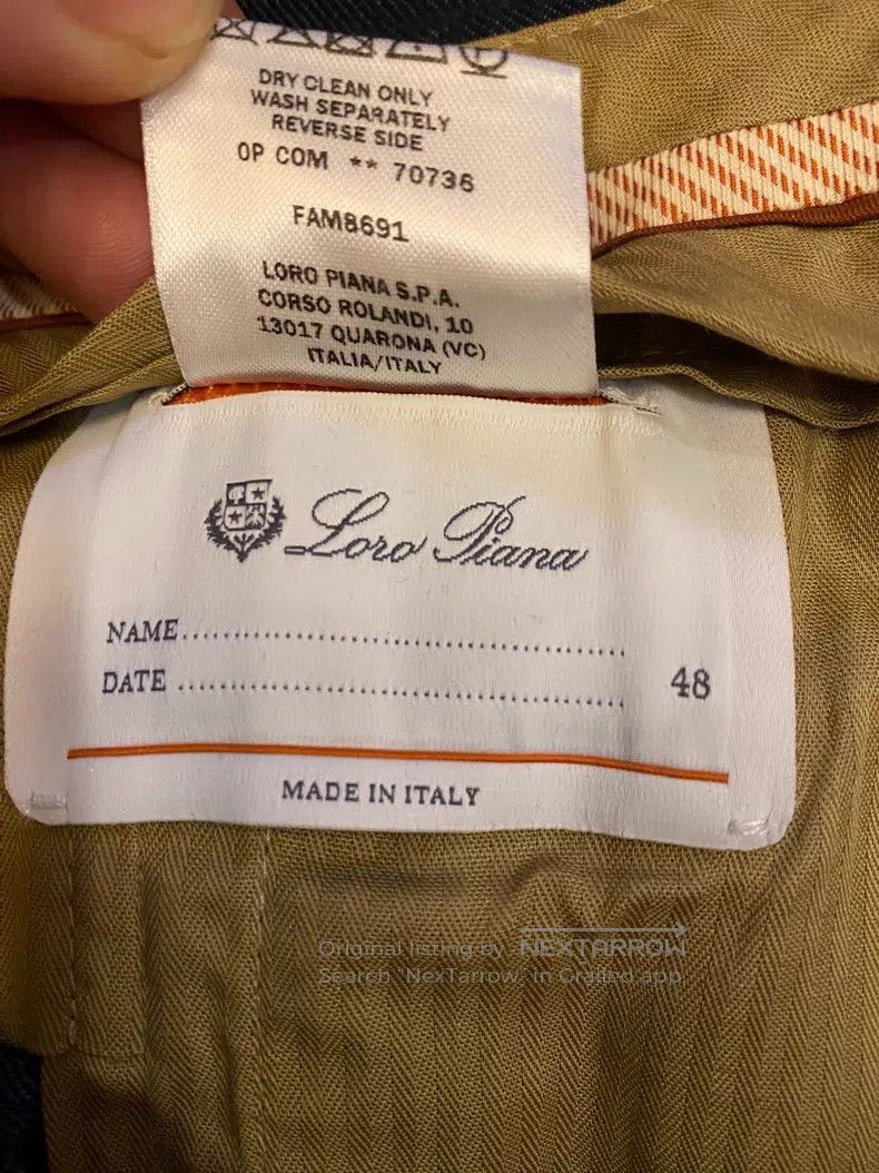 Loro Piana Loro Piana Wool and Cashmere Denim Jeans Size US 32 / EU 48 - 7 Thumbnail