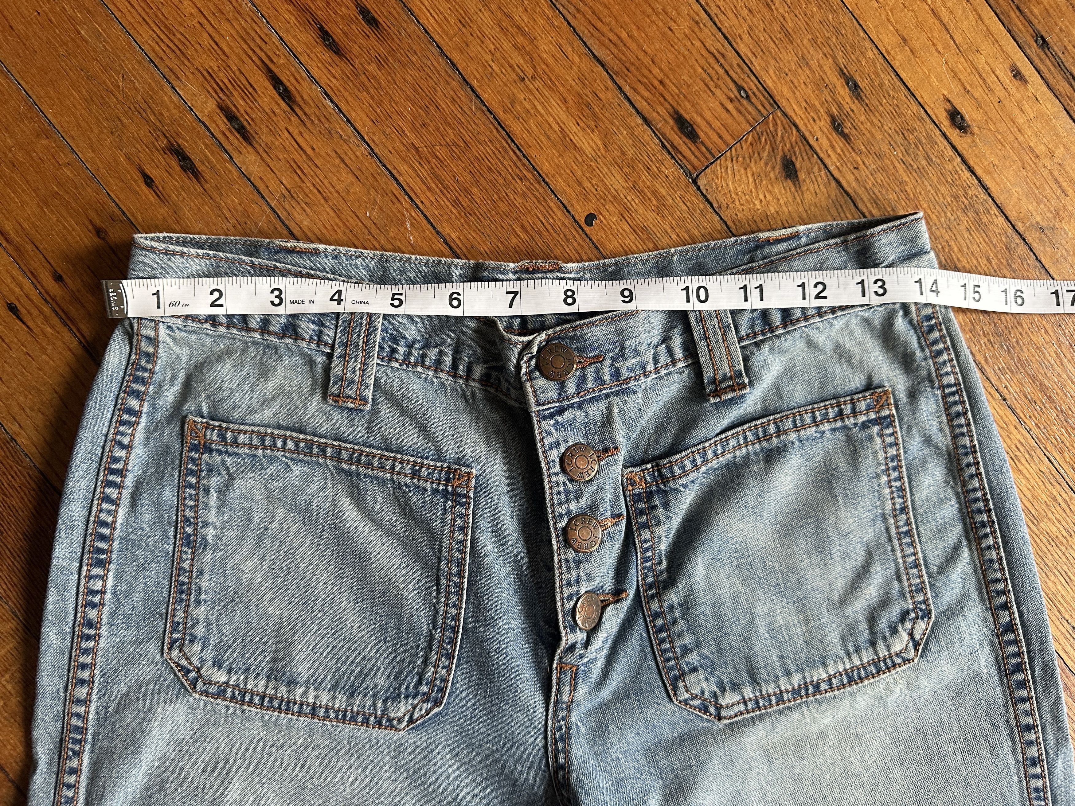 J.Crew Vintage J.Crew low rise front patch pocket jeans wmn's sz 4 Size 25" / US 0 / IT 36 - 7 Thumbnail