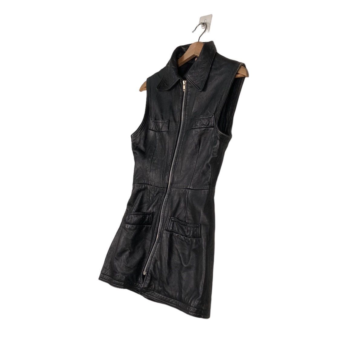 Japanese Brand Vintage TankTop Biker Vest Genuine Leather Renegade England Size US M / EU 48-50 / 2 - 2 Thumbnail