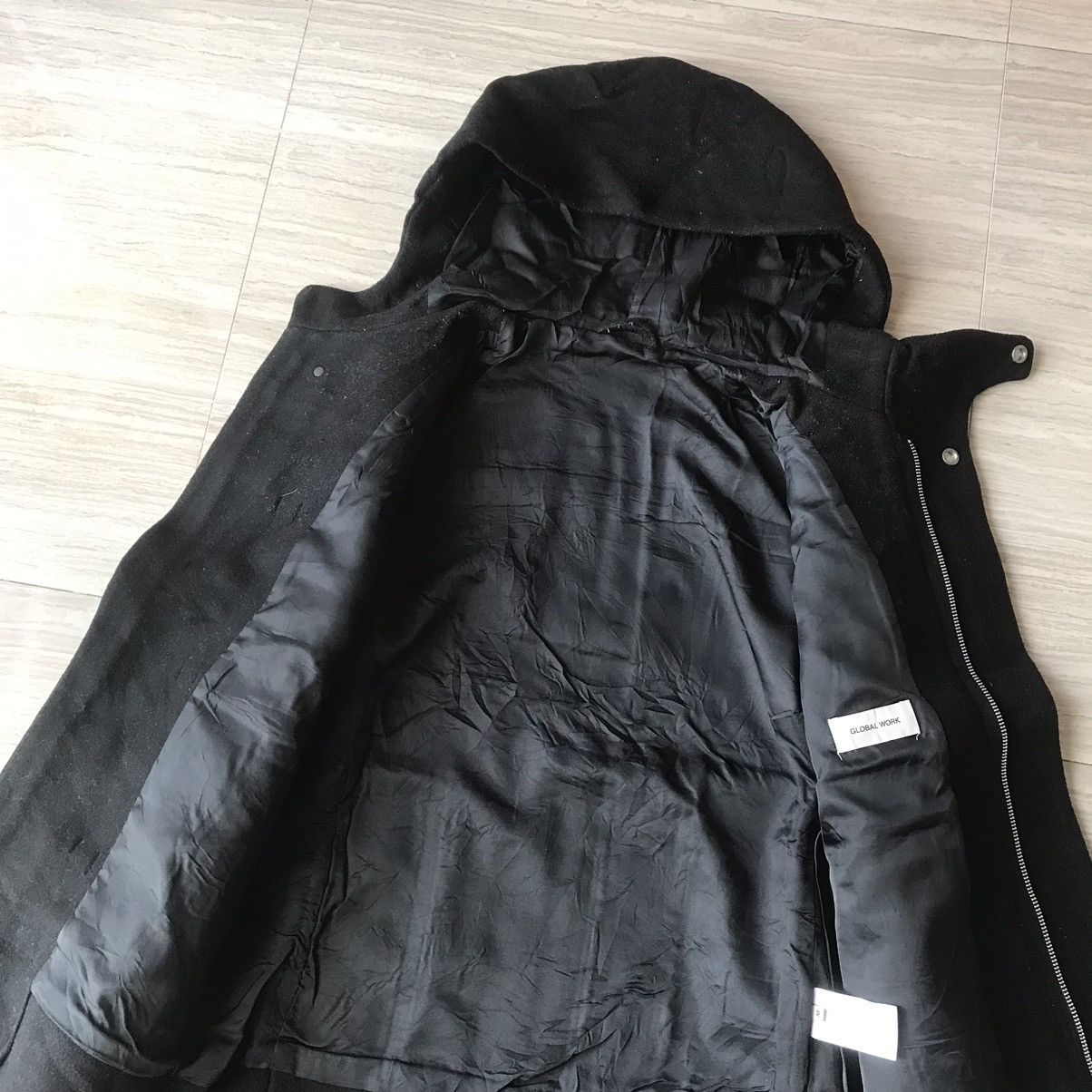 Japanese Brand Global Work Parka Wool Jacket Size US M / EU 48-50 / 2 - 6 Thumbnail