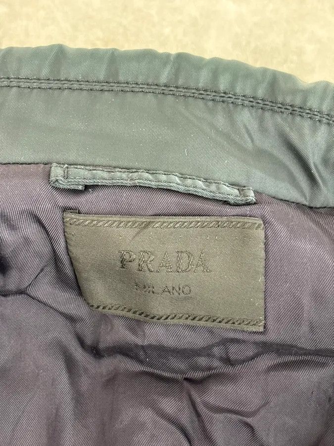 Prada AW2011 Prada Dark Green Nylon Light Jacket Size US M / EU 48-50 / 2 - 10 Thumbnail