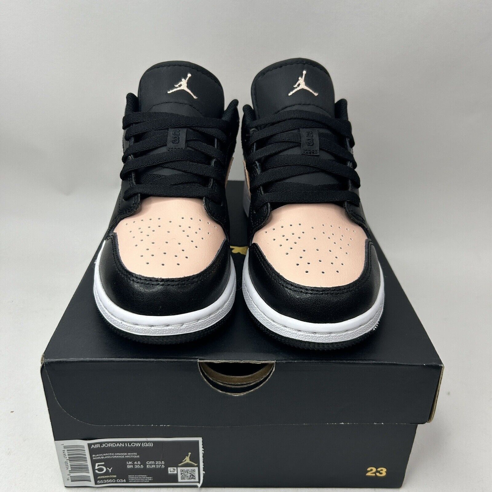 Jordan Brand Nike Air Jordan 1 Low Retro GS “Crimson Tint” 2023 Size US 6.5 / IT 36.5 - 2 Thumbnail