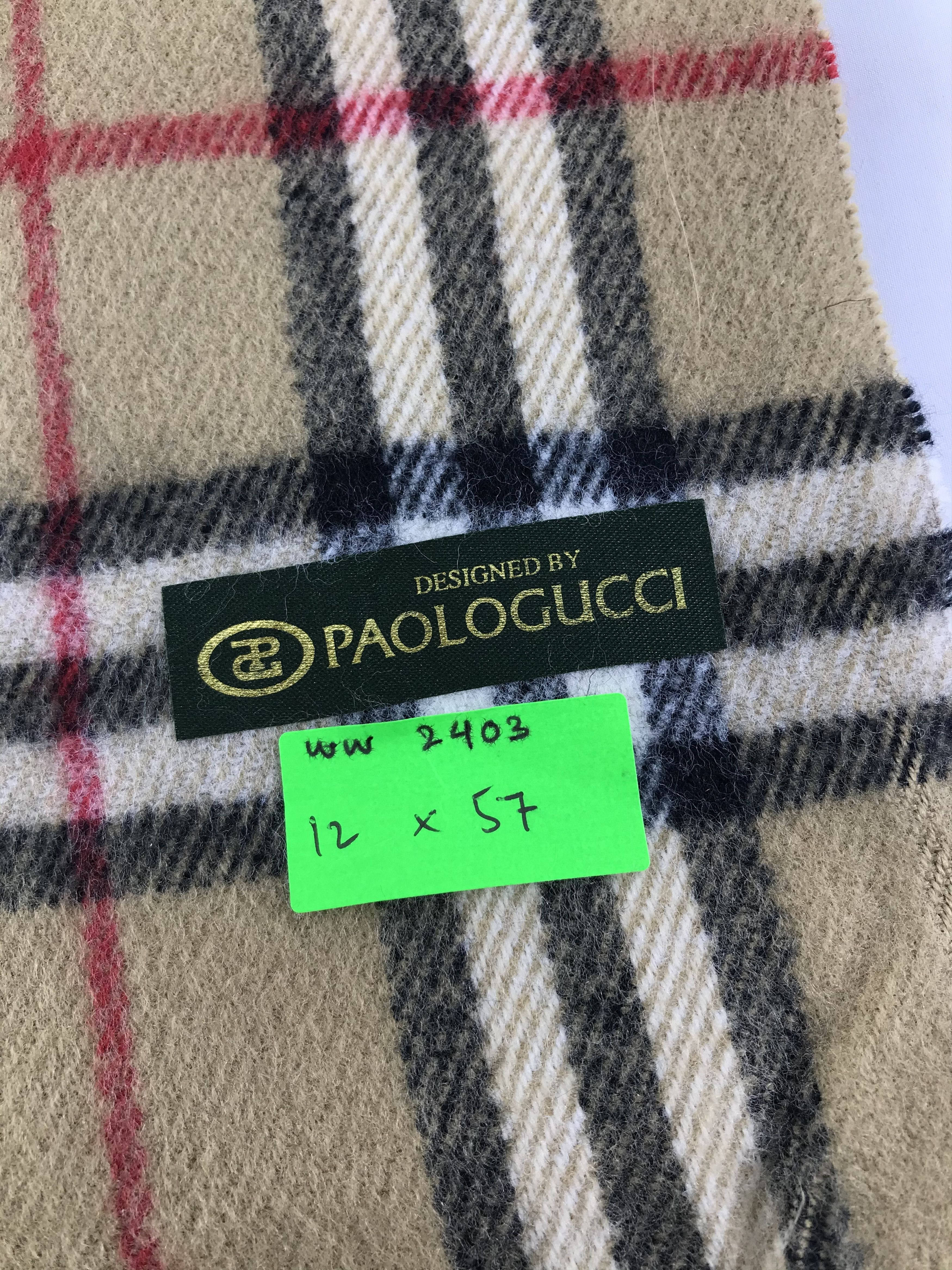 Paolo Gucci Paolo Gucci Scarf / Muffler / Neckwear - WW2403 Size ONE SIZE - 4 Thumbnail