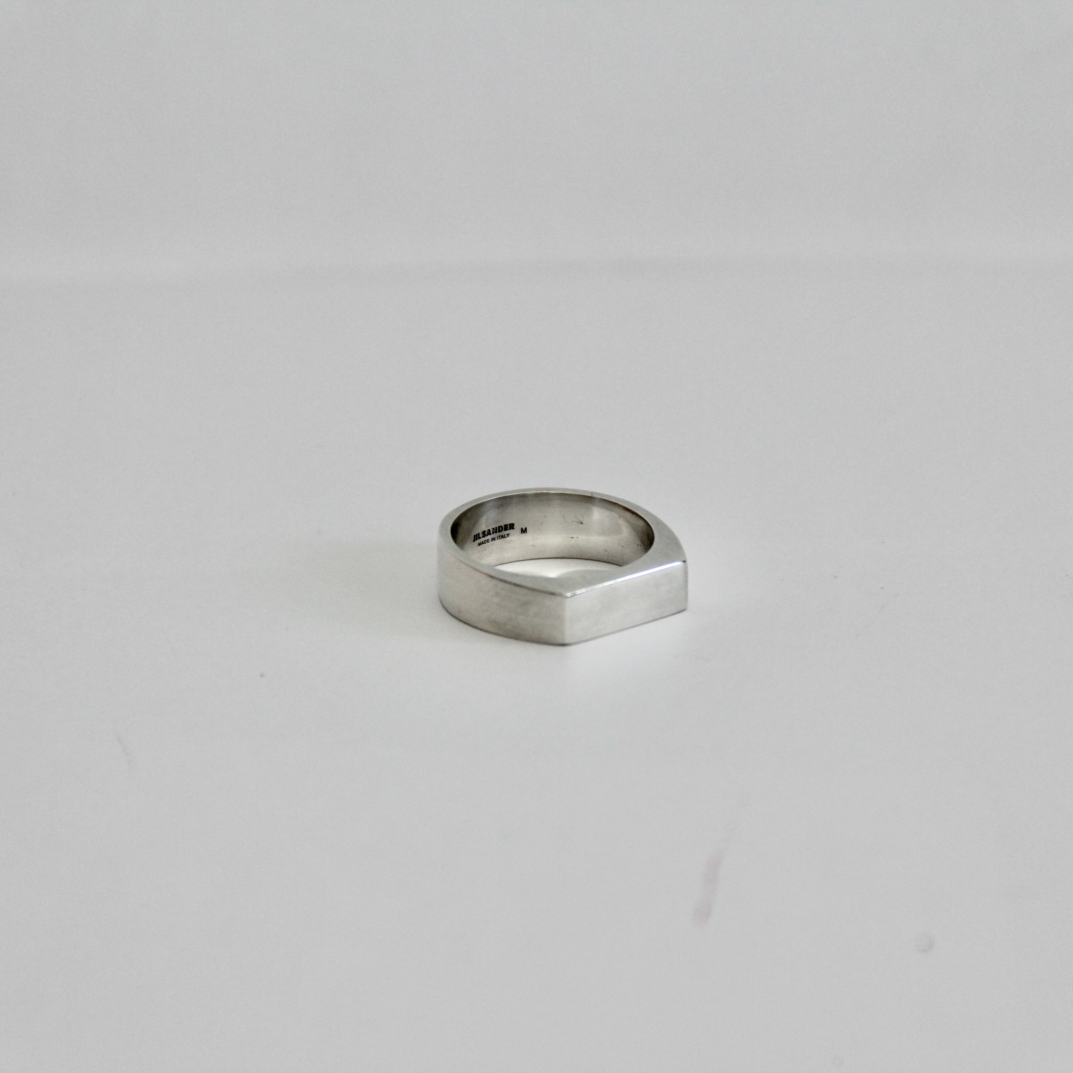 Jil Sander Signet Band Ring
