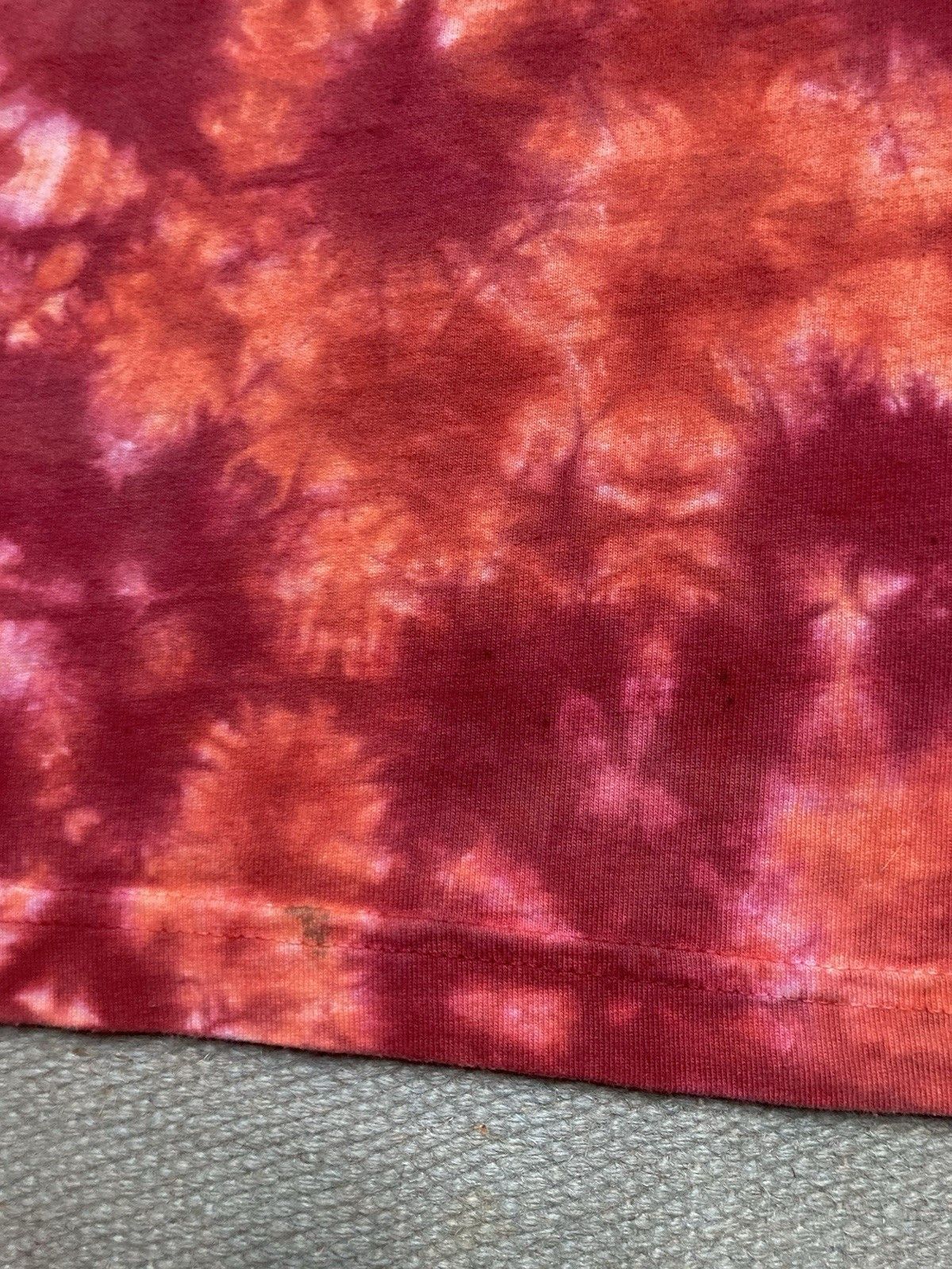 Vintage Vtg tie dye t shirt cotton sunburst hippie fractal adult XL Size US XL / EU 56 / 4 - 6 Thumbnail