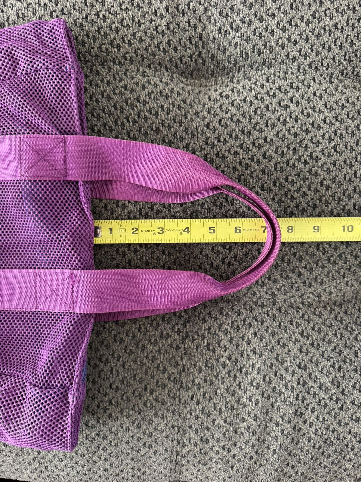 Yohji Yamamoto Y’SACCS Yohji Yamamoto Purple Mesh Tote Bag Made in Japan Size ONE SIZE - 12 Thumbnail