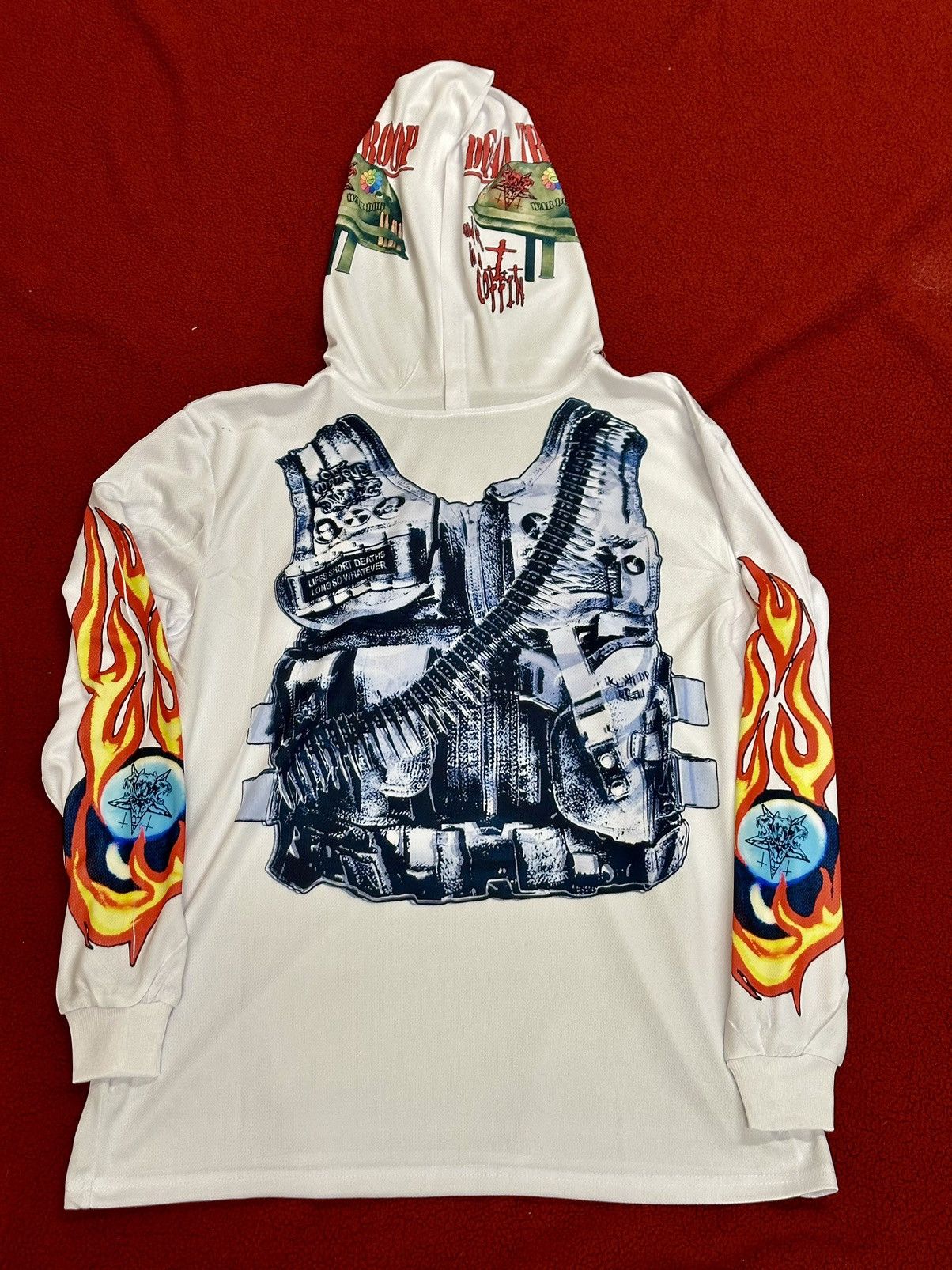 Streetwear City Morgue Bullet Proof Vest Pest Control Hoodie Grailed