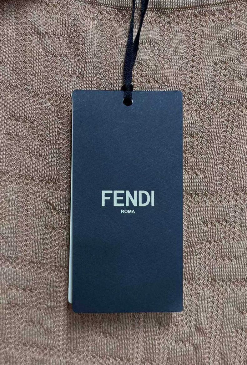 Fendi Fendi Printed Midi Skirt in Beige Size US 44 / EU 60 - 6 Thumbnail