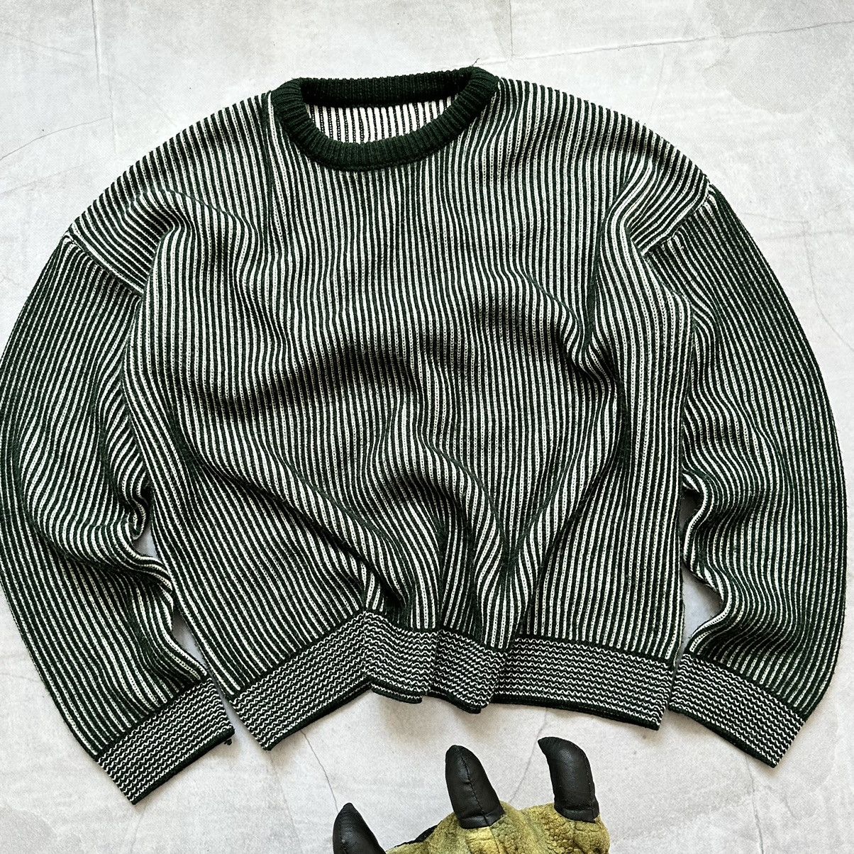 Hysteric Glamour CRAZY Japan Dolce Gabbana Style Rib Knit Sweater Y2K Size US L / EU 52-54 / 3 - 4 Thumbnail