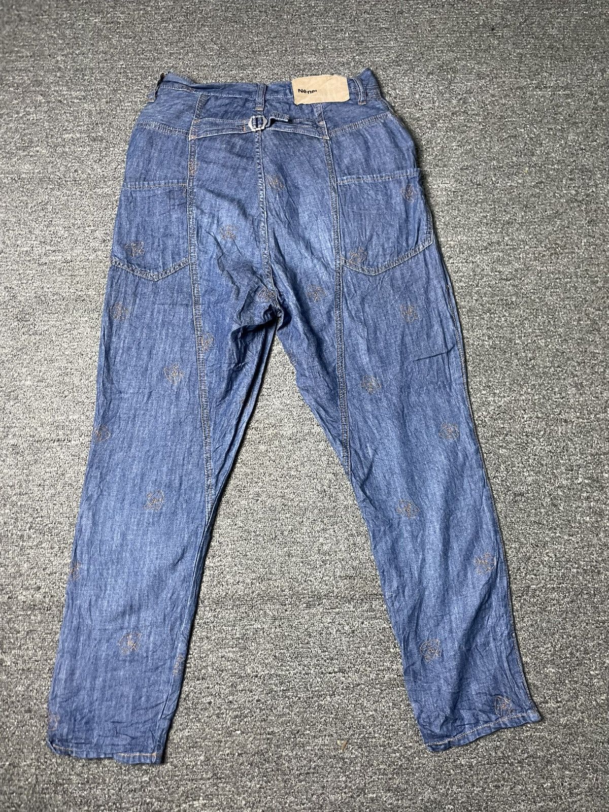 Issey Miyake × Ne-Net × Vintage Ne-Net x Issey Miyake Cropped Harem Jeans (84) Size US 27 - 15 Thumbnail