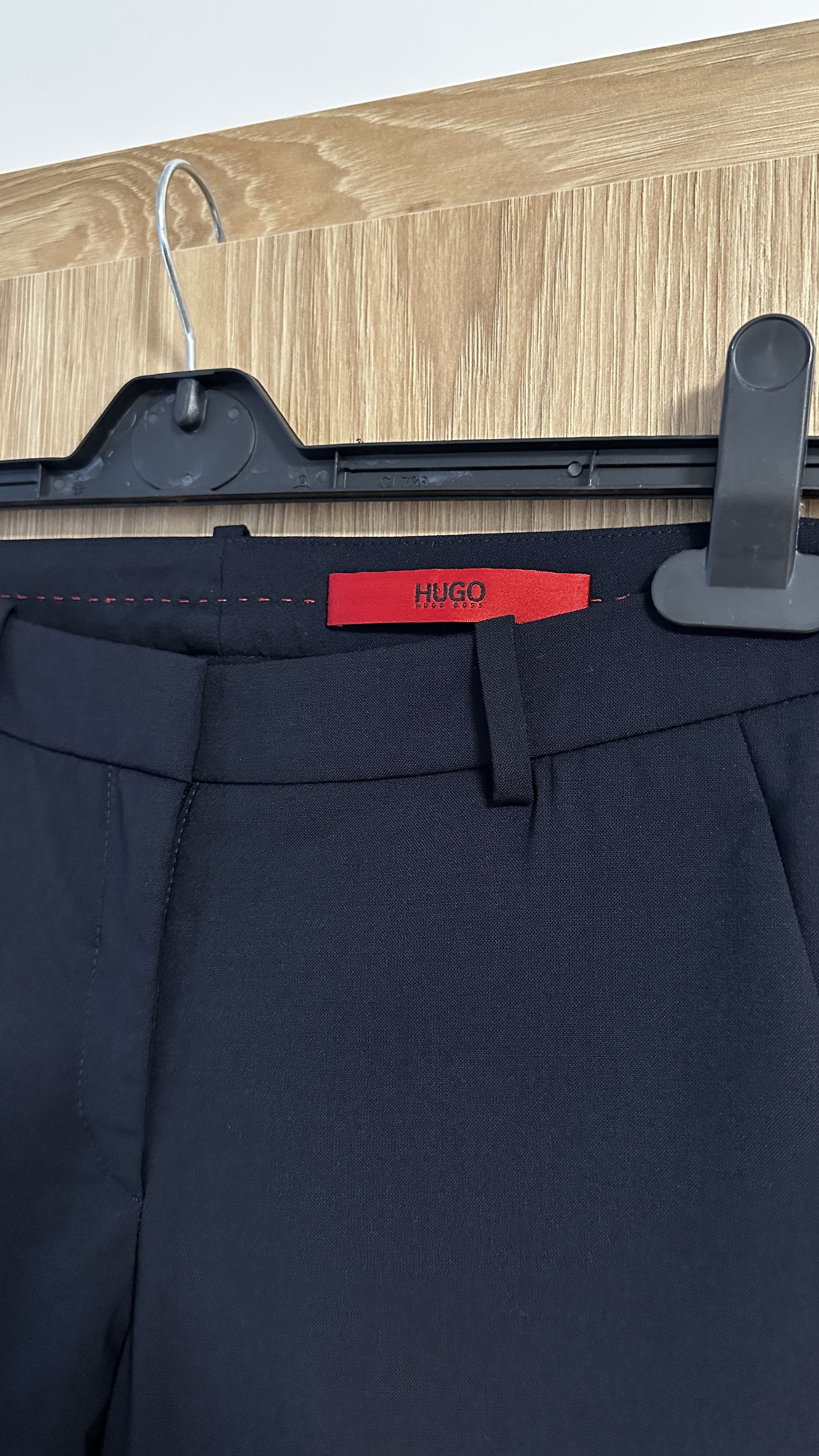 Hugo HUGO Straight-Leg Pants XXS-XS Size 34" / US 12 / IT 48 - 3 Thumbnail
