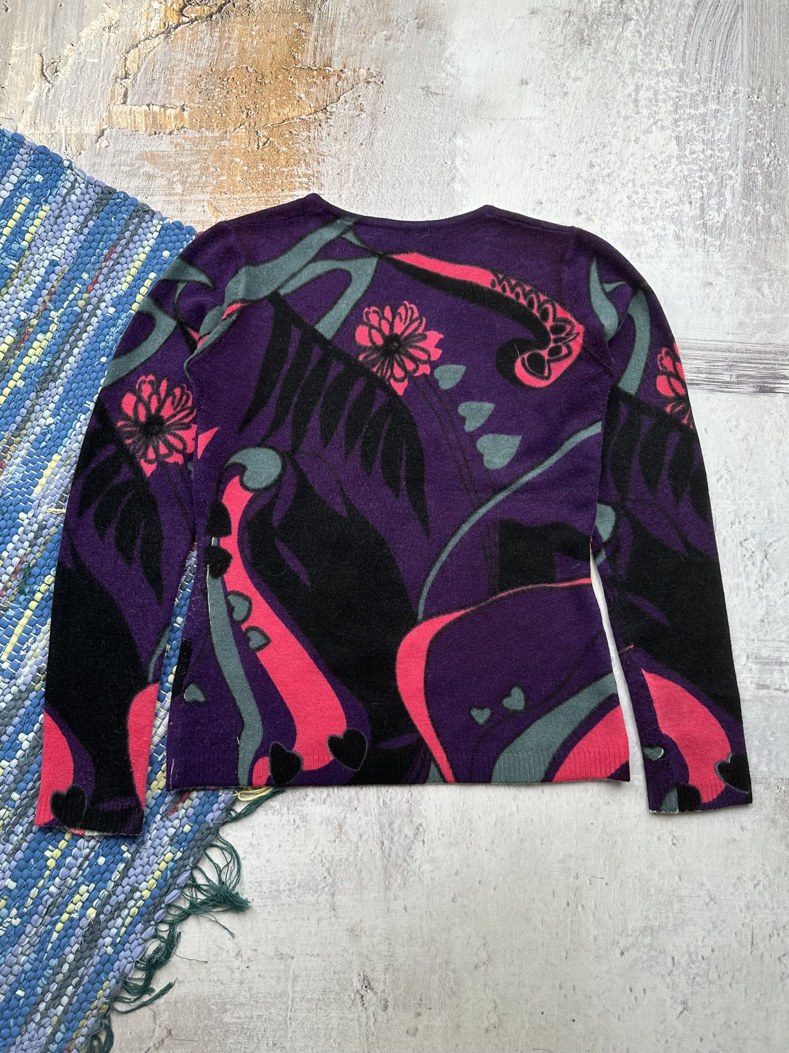 Japanese Brand Vintage Printed Sweater A137(366) Size M / US 6-8 / IT 42-44 - 4 Thumbnail