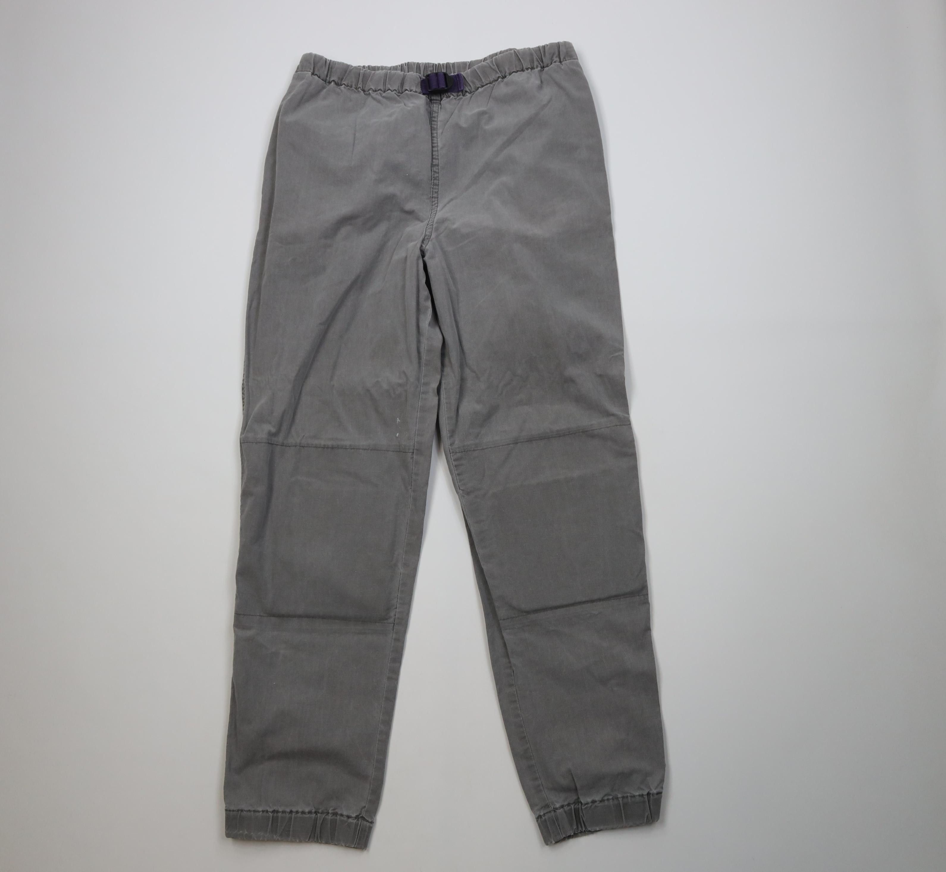 Vintage Vintage 90s Streetwear Double Knee Padded Belted Joggers Size US 36 / EU 52 - 1 Thumbnail