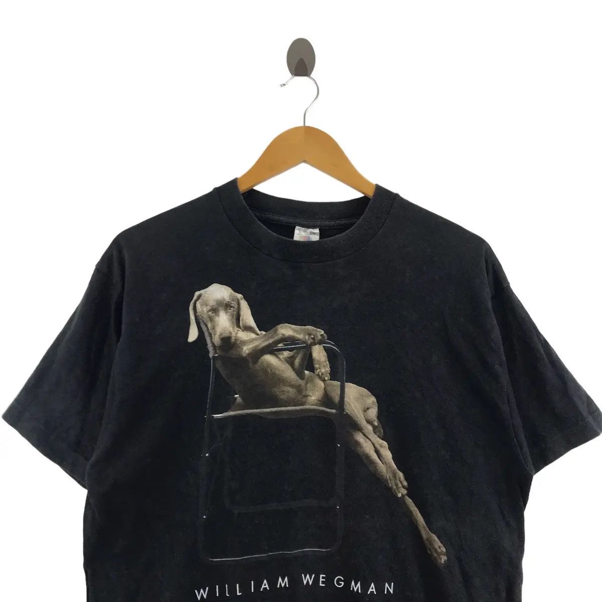 Vintage Vtg 1990 WILLIAM WEGMAN LOLITA Weimaraner Tee Shirt Size US L / EU 52-54 / 3 - 2 Thumbnail