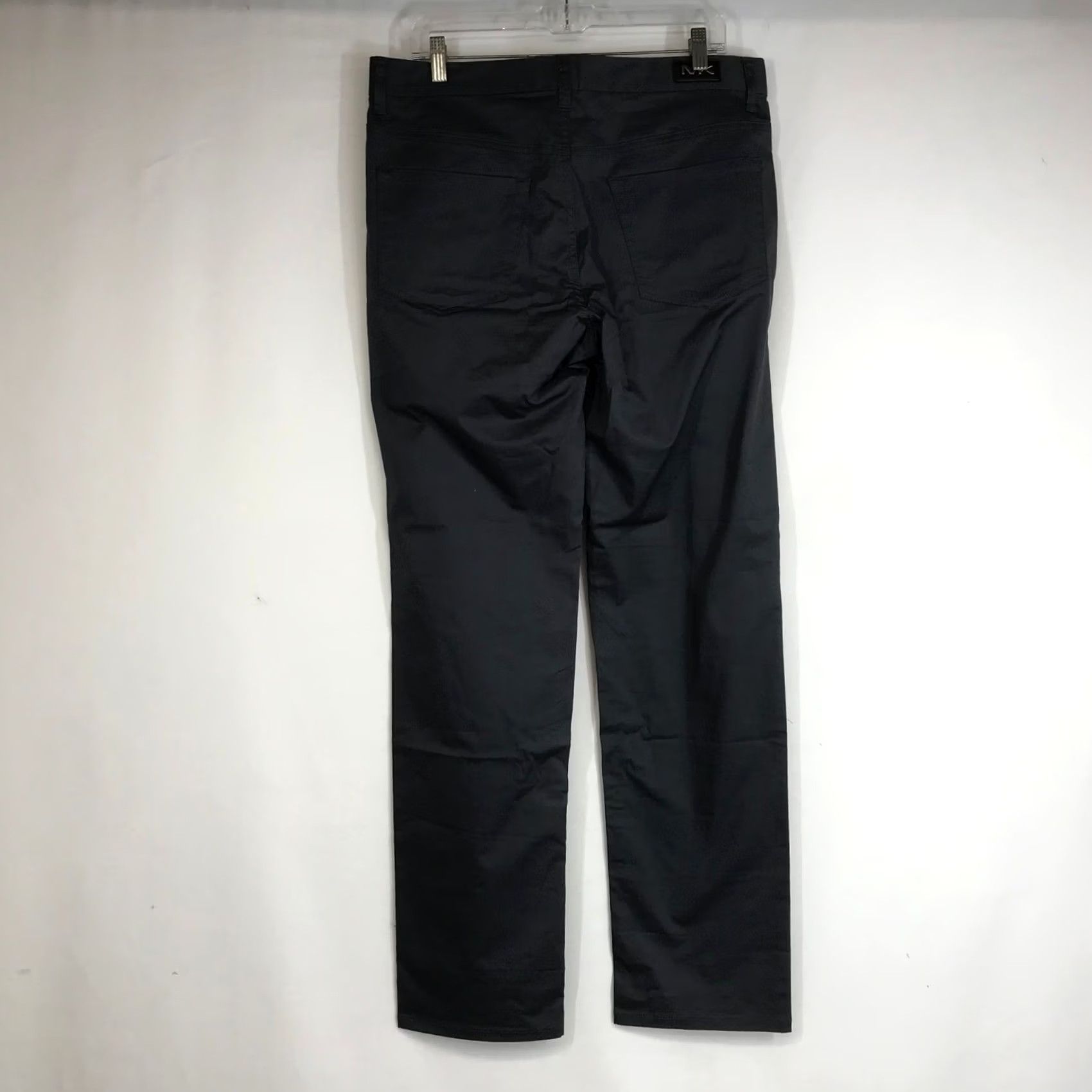 Michael Kors VINTAGE None Michael Kors Mens Classic Fit Charcoal Gray Straight Leg Pants 34 inches 34 in Gray Solid Pants Mens 34 Debris Size US 34 / EU 50 - 4 Thumbnail