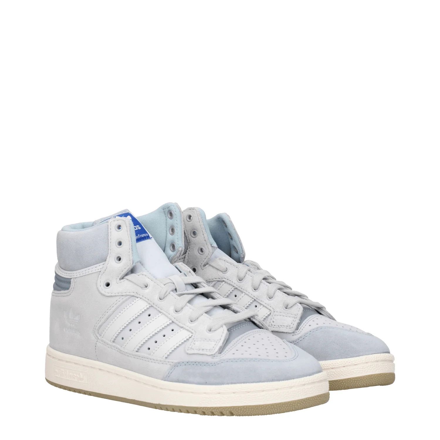 Adidas ob1o1e0625 Suede Hi-Top Sneakers in Gray Size US 8 / EU 41 - 2 Thumbnail