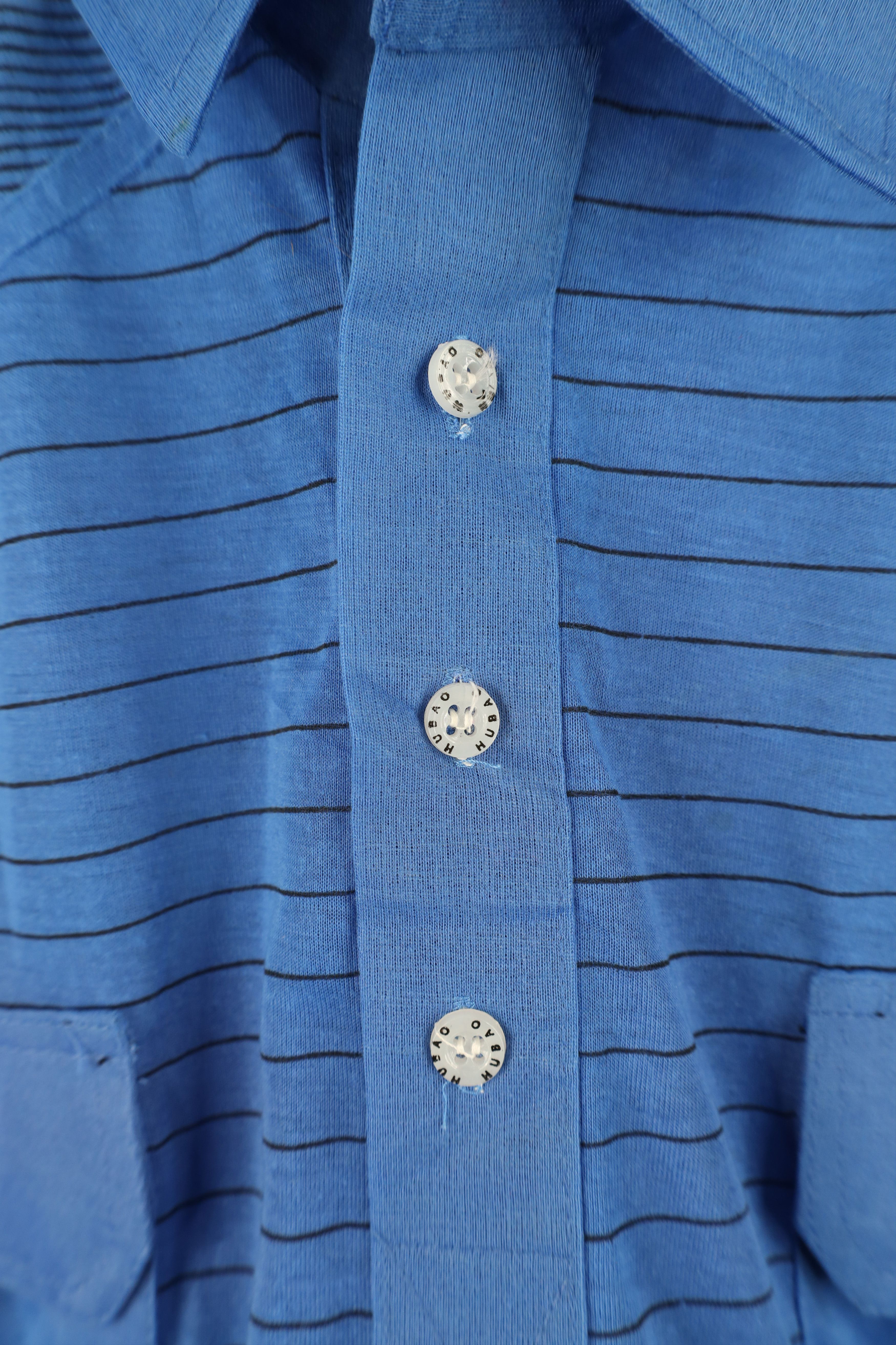 Vintage Vintage 90s Streetwear Paper Thin Striped Collared Golf Polo Size US L / EU 52-54 / 3 - 4 Thumbnail