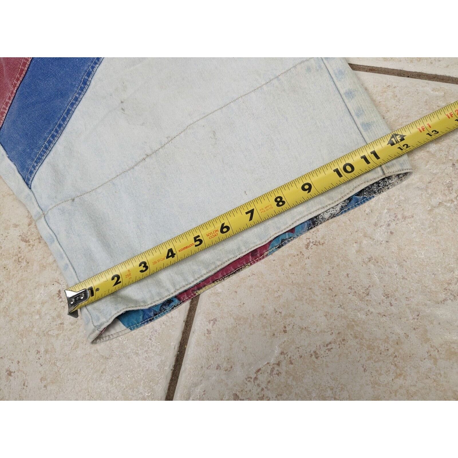 Other Vtg Major Damage 1990's Baggy Denim Shorts Jorts 36x12 Size US 36 / EU 52 - 20 Thumbnail